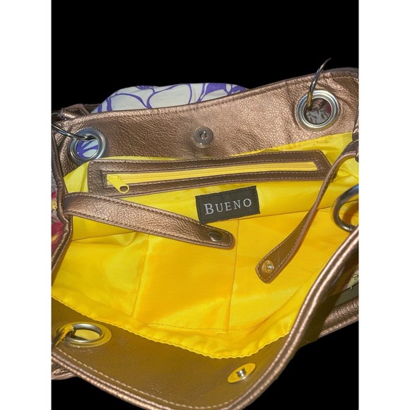 Bueno Floral embellished sequin cotton bag purse - Picture 5 of 8